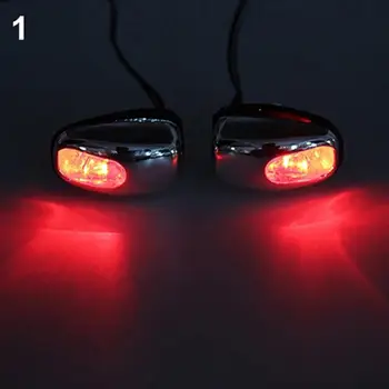 1 Pár Auto Light Auto LED Svetlo čelné Sklo Čelné sklo Jet Striekacia Dýza Stierač Podložka na Čítanie