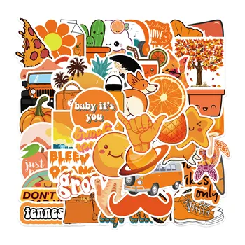10/50pcs Orange furit Cartoon Nálepky Darčeky, Hračky pre Deti DIY Skateboard Notebook Odtlačkový