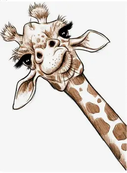 10x8 Žirafa hlavu Transparentné Silikónové Gumy Pečiatka a kovové die List Držať Scrapbooking DIY Roztomilý Vzor fotoalbum Pečiatka