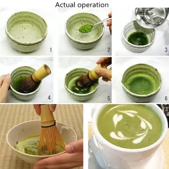 1PC Zelený Čaj Matcha Kefa Prášok Metla, Zelený Čaj Chasen Kefa Nástroje Čaj Sady Zelený Čaj Nastaviť Príslušenstvo