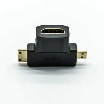 1pc 3 v 1, HDMI, Micro/MiniHDMI Adaptér HD Konektor pre Adaptér Mobilného Telefónu,tabletu