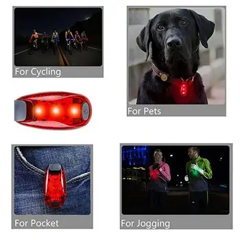 1pc výstražné Led flash light Bezpečnostné Svetlo Strobe svetlá pre Denné Beh, Chôdza Požičovňa Bicyklov Deti, Dieťa, Žena, Pes, Pet Runner