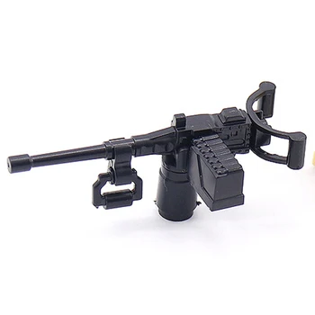 2 Ks/veľa Vojenských M2 Ťažký Guľomet Zbraň Tehla Armády Stavebné Bloky Vojak Model Darček Hračky pre Dieťa X006