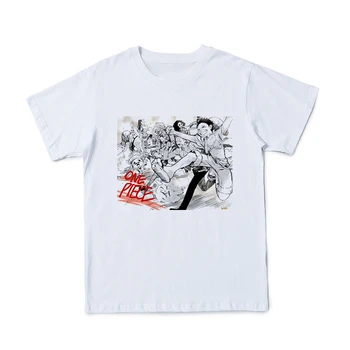 2020 Nové pánske 3d Tlač Jeden Kus Luff Animácie v Anime Zaujímavé Módne Vytlačené T-shirt Osobnosti Hip-hop Krátke