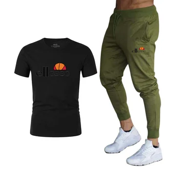 2021 jarné a letné športové oblečenie športové tričko basketbalové športové oblečenie beží školenia oblek + príležitostné športové nohavice nohavice nohavice