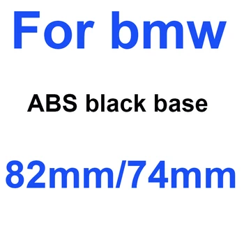 2ks/set 82mm Prednej strane Kufra Nálepky Abs Čierny Základ Kovový Kryt Kapoty Boot Logo Label Odznak Kapota Znak pre Alpina Modrá Biele