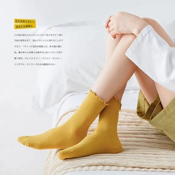 3 Pár Prehrabať Ponožky Japonsko Harajuku Štýl Kawaii Fialová Candy Lete kórejský Módne dámske Ponožky Roztomilej Príležitostné Pack Ponožky Nastaviť