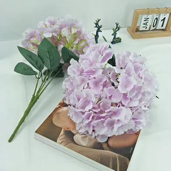 5 Hláv Skúmie S Listy, Hodváb Umelých Kvetov Rastlín Na Svadobné Dekorácie Falošné Sušené Kvety Pre Domova Príslušenstvo