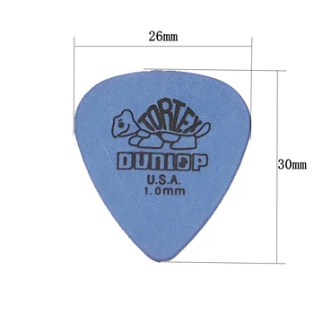 50pcs Dunlop Gitara Sníma Elektrická Gitara Časti Tipy Príslušenstvo 6 Druhov Hrúbka Tipov