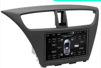 Android 10 6+128G IPS Displej DSP Carplay Pre Honda Civic 2013 Auta Žiadne DVD GPS Multimediálny Prehrávač Vedúci Jednotky Navi Rádio Audio