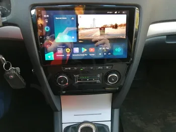 Autorádio Android 10 Č 2din 2 din dvd Prehrávač Pre Škoda Octavia 2007-dotykový displej Multimediálneho Videa, Navigácie GPS vedúci jednotky