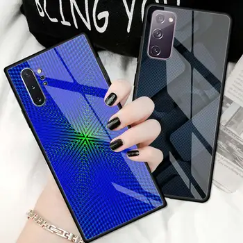 Carbon Fiber Tvrdeného Skla Telefón puzdro pre Samsung Galaxy S21 S20 FE S10 Poznámka 10 20 Ultra 5G 9 S9 Plus S10e Kryt Coque