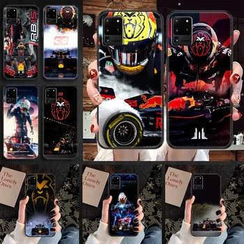 Formula 1 F1 Race 33 Max Verstappen Telefón puzdro Pre Samsung Galaxy Note 4 8 9 10 20 S8 S9 S10 S10E S20 Plus UITRA Ultra black