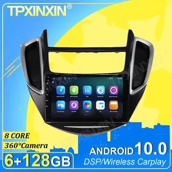 IPS Android 10.0 6+128G Carplay Pre Chevrolet Chevrolet Trax tracker roky 2013-2018 Multimediálny Prehrávač Rádio magnetofón Video, GPS