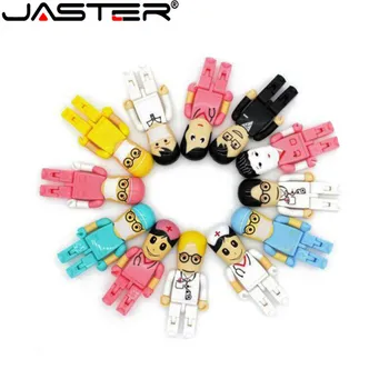 JASTER USB 2.0 cartoon usb flash disk Lekári memory stick sestier Krásne lekárske pero disk 4 GB 8 GB 16 GB 32 GB, 64 GB 128 GB