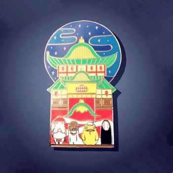 Japonský Klasické Komiksu, Anime Kúpele Smalt Brošňa Kolíky Odznak Klopě Pin Brošne Golier Bunda Módne Šperky Príslušenstvo