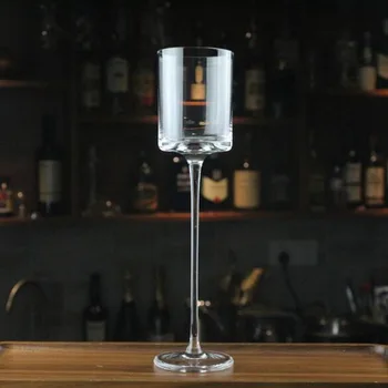 Japonský štýl crystal vysoký Kimura série koktailového pohára, rovno martini pohára, osobnosti šampanské sklo, dezertné víno glas