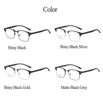 Klasické Pol Rim Optické Okuliare Plastový Rám Okuliarov Pre Unisex Business Štýle Anti Blue Ray Krátkozrakosť Okuliare