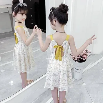 Letné Dievčenské Šaty 12 detské Oblečenie Sweet Little Čerstvé Elegantné Šaty 8 Deti 7 Rokov 6 Podväzkové Šaty Narodeninám