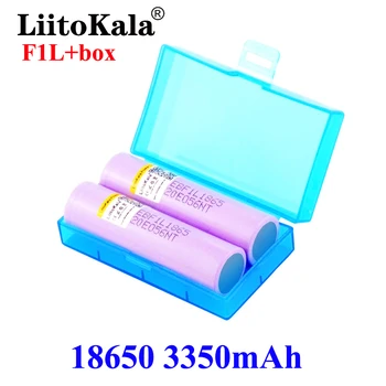 LiitoKala Nový, Originálny F1L 3,7 v 3400mah 18650 3350mAh Lítiová Nabíjateľná Batéria Baterka batériami, box