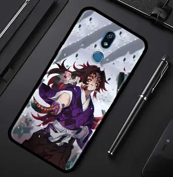 Luxusný Telefón puzdro Pre LG K41s K61 K40s K40 K50 K50s G6 G7 G8 K31 K42 K52 K62 K71 Black Shell Kryt Démon Vrah Anime Ghost