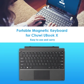 Magnetické Bezdrôtový Tablet Keyboard pre CHUWI UBook X 12 palcový Prenosný Klávesnica Počítačového Príslušenstva