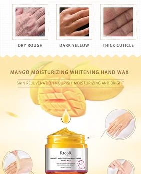 Mango Moisturizing Hand Vosk Bielenie Pokožky Rúk Mask Repair Exfoliačný Mozole Film Anti-Aging Strane Ošetrenia Pleti Krém 50g