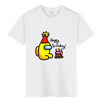 Medzi nami T Shirt Deti Medzi Tlač Cartoon Chlapcov, Oblečenie Pre Dievčatá Dieťa T-Shirt Deti, Šaty, Topy Krásne Dieťa T-shirts