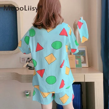MeooLiisy Pijama dámske Pyžamá pre Ženy Lete Sleepwear Obleky s Šortky Pajama Nastaviť Domáce Oblečenie, Pyžamá