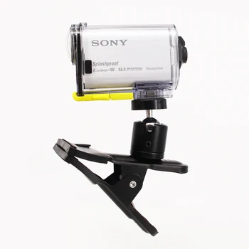 Multi-funkčná Príchytka Klip S Loptou, Socket Head Mount Pre Sony Action Cam HDR-AS200V 300V HDR-AZ1 X1000V X3000v Dslr Príslušenstvo