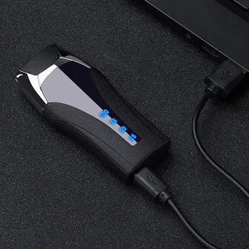 Nový Kreatívny Dotyk Prepínač nabíjanie pomocou pripojenia USB dvojoblúk ľahšie Plazma Cigaretový zapaľovač Vetru flameless Elektronických zapaľovačov