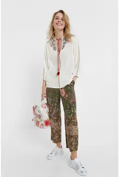 Nueva moda de verano de Desigual, mochilas informales con estampados florales para mujer Tamaño: 26x13x29cm