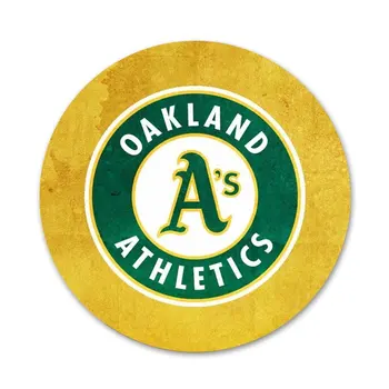 Oakland Atletika logo, Ikony Kolíky Odznak Dekorácie Brošne Kovové Odznaky Na Odevy Batoh Dekorácie 58mm