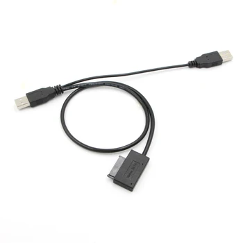 Optické SATA, USB 2.0 6 7P Kábel Converter Externej Optickej Jednotky Adaptér pre Notebook, CD, DVD, PC Linka Pre Notebook Optická Jednotka Lin