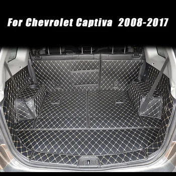 Pre Chevrolet Captiva 2008-2017 Kufra Auta Mat Zadný Kufor Linkovej Lodnej Prepravy Nákladu Podlahe Koberec Zásobník Chránič Príslušenstvo Pes, Pet Obaly