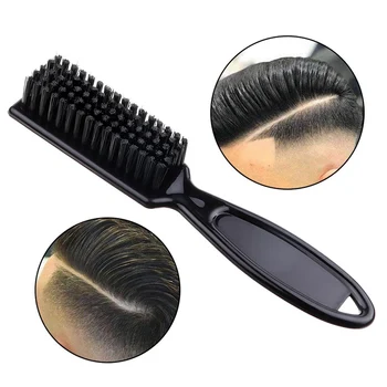 Profesionálne Čierna Rukoväť Styling Nástroje Muži Ženy Špirála Čistiaca Kefa Salon Hair Sweep Holič Nástroj Vlasy Styling Príslušenstvo