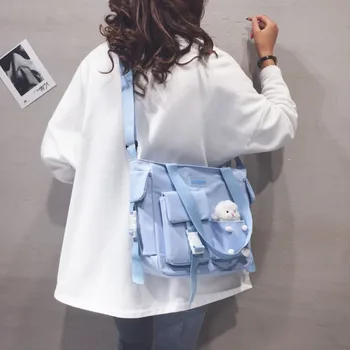 Ramenné Messenger Taška Teen Školské tašky Kabelky Bookbags Uprostred Študent krásne Tote Aktovka s Vysokou Kapacitou Bagpack pre Dievčatá