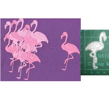 Rezanie kovov zomrie rez die formy Zvierat Flamingo vták dekorácie Zápisník zomrie papier plavidlá nôž plesne čepeľ punč blany zomrie