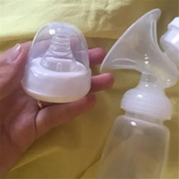 Ručne zadajte Prsia Čerpadla Baby Mlieko Fľaše Bradavky S Sania Funkcia Baby Produkt Kŕmenie Príručka Prsia Čerpadla Matka Použitie