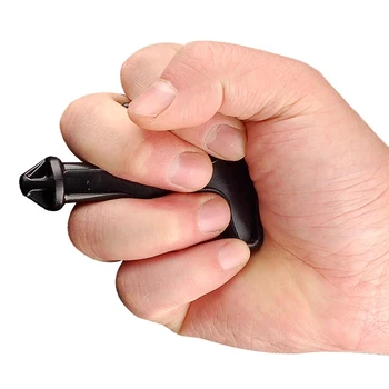 Self Defense Stinger Zbrane Defensa Osobné Keychain Čierne Mini Nylon Plast Oceľ Vrták Nástroj Prežitia Kit pre Ženy Muži