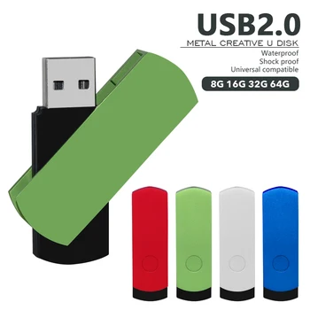 Usb flash disk kovové USB2.0 flash drive4GB 8 GB 16 GB 64 GB vysoká rýchlosť nepremokavé memory stick Usb stick memoria pre fotografovanie