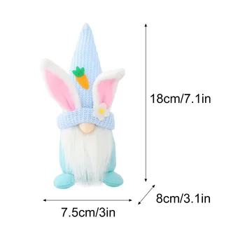 Veľkonočný Zajačik Gnome Dekorácie Plyšové Trpaslík Bábika Ozdoby Králik Bábika Ozdoby Deti Hračky Stojí Príspevok