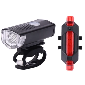 Vodotesný LED Požičovňa Svetlometov Predné 3 Režimy Lampa USB Nabíjateľné MTB Horský Bicykel zadné svetlo, Zadné Lampy, Cyklistické Vybavenie