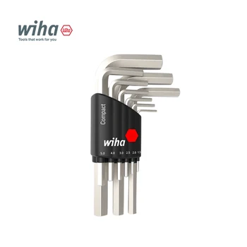 Wiha Imbusový Kľúč 9Pcs/Veľa 1,5 mm 6,0 mm 10.0 mm Vnútorný Šesťhranný Kľúč Sada Mini Prenosné Vreckové Repair Tool