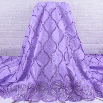 Zhenguiru Black Bazin Textílie Oka Afriky Čipky Textílie 2020 Nové prišiel Nigérijský Textílie Pre Ženy Svadobný A Párty Šaty A1951
