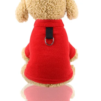 Zimné Pet Fleece Oblečenie Pre Psov, Šteniatka Oblečenie Francúzsky Buldog Kabát Pug Kostýmy Bunda Pre Malé Psy Chihuahua Pitbull Pug