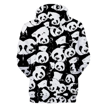 Čína Národný Poklad Panda 3D Hoodies Mužov Chlapec Street Wear Mikina Dámy Dievča Pulóver Zaujímavé Ležérne Oblečenie Bunda