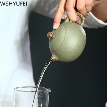 Čínsky Yixing čaj hrniec fialová hliny filter Xishi kanvica Surovej rudy Ručné Čaj nastaviť krásy kanvica na Mieru Autentické Puer 190ml