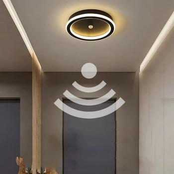 Ľudské Telo Indukčné LED Stropné Svietidlo pre Koridor Uličkou Interiéru Kolo PIR Snímač Pohybu 9W 14W 16W pre Obývacia Izba, Veranda 220V