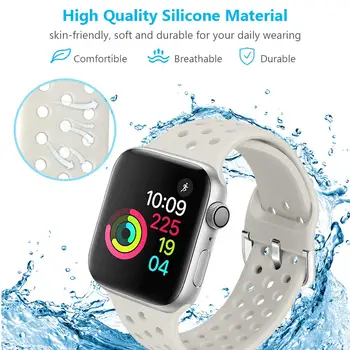 Športové Silikónové Hodinky remienok Pre Apple hodinky 5 kapela 44 MM 40 MM Watchband 38MM 42MM Nahradenie Náramok Pre iWatch series 5 6 4